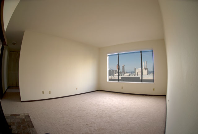 Living room with Bay view