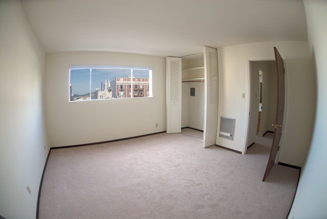 Bedroom with bay view