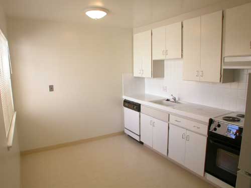 Kitchen and dining area