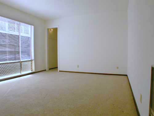 Master bedroom and south wall walk-in closet