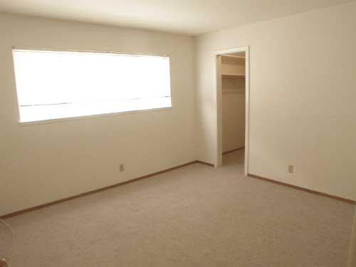 Bedroom with closet