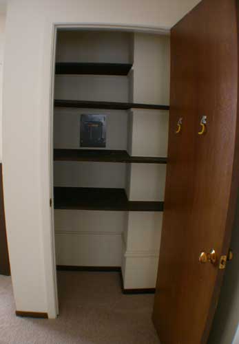 Hall closet