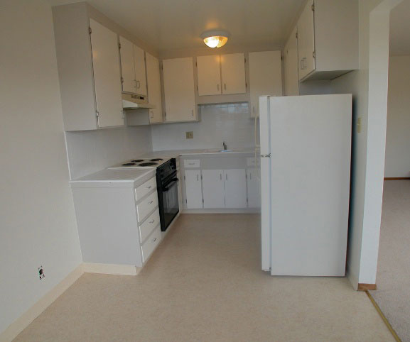 Kitchen with new appliances